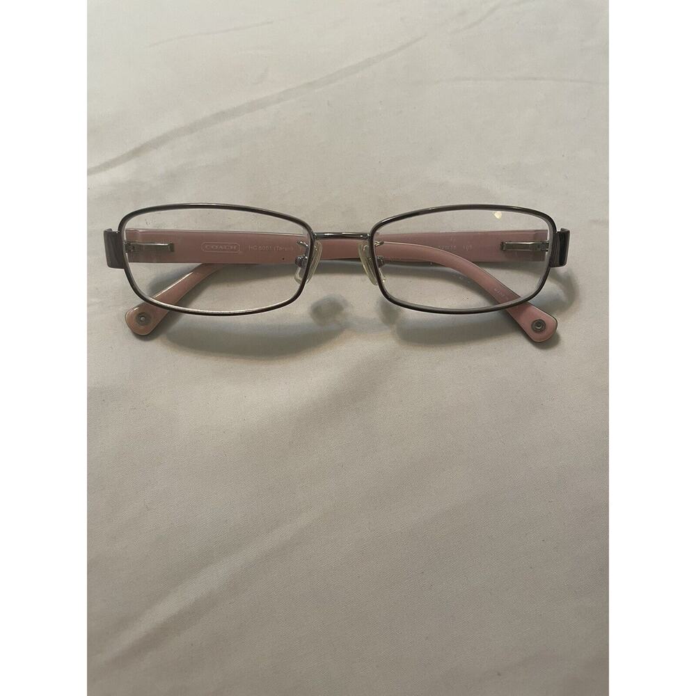 COACH NEW YORK “TARYN” HC5001 9021 Dark Silver Eyeglasses Frame 52-16-135